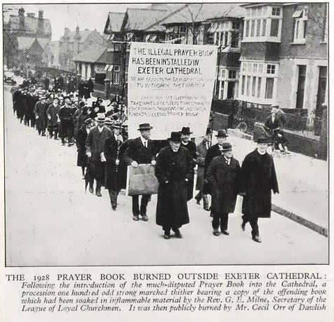 Exeter Prayer Book demonstration 1930